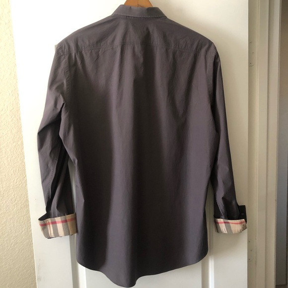 Burberry Brit Grey Dress Shirt 🎩 - Picture 3 of 7